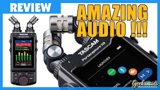 Video thumbnail for Tascam Portacapture X8 High Resolution Multi-Track Audio Recorder Unboxing & First Look by Geekanoids