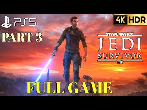 PS5 Star Wars Jedi Survival Walkthrough Gameplay Part 3 FULL GAME | Jedi Survival Walkthrough Part 3