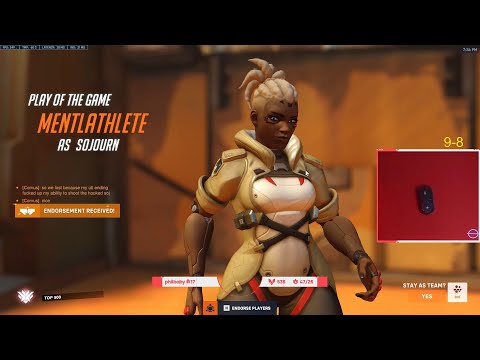 POTG! GALE INSANE SOJOURN GAMEPLAY OVERWATCH 2 SEASON 3 TOP 500