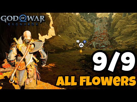 God of War Ragnarok - All Flower Locations (Nine Realms in Bloom Favor Walkthrough)