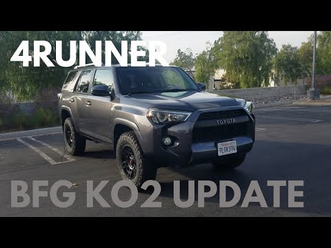 Toyota 4Runner SR5 4X4 BFG KO2 All-Terrain T/A Tires Update