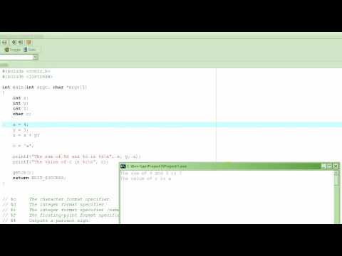 C Programming Tutorial # 6 - Outputting - Part 2 [HD]