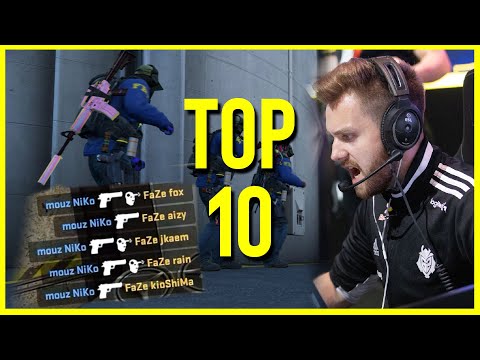 Not just BAITS! - NiKo's Top 10 career plays RANKED BY HIM!