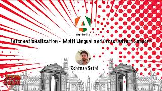 Internationalization - Multi-Lingual and Cross Culture Support by Rohtash Sethi | ng-India 2024