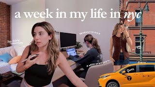 a realistic week in my life in nyc *opening up on struggles & the highs/lows lately*