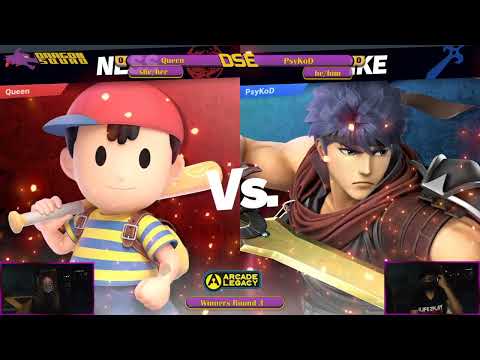 PsyKoD (Ike) Vs Queen (Ness) Arcade Legacy 86 Winners Round 3