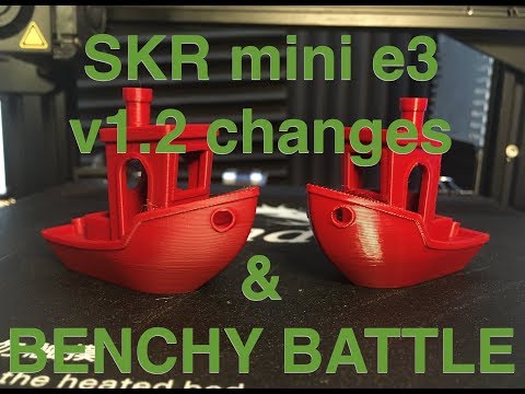 Ender3 benchy battle: stock board vs SKR mini V1.2