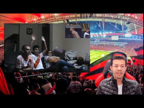 AS MELHORES REAÇÕES GRINGAS DO RIVER - FLAMENGO 2X1 RIVER PLATE