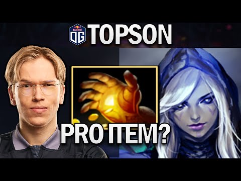 OG.TOPSON SMURF DROW RANGER - PRO BUILD - DOTA 2 7.28 GAMEPLAY