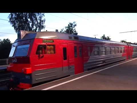 Электропоезд Ленинградской области 8-37: ЭТ2 003 Лужское направление (27.06.18)