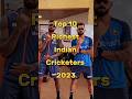 Top 10 Richest Cricketers in India #shorts #cricket #top10