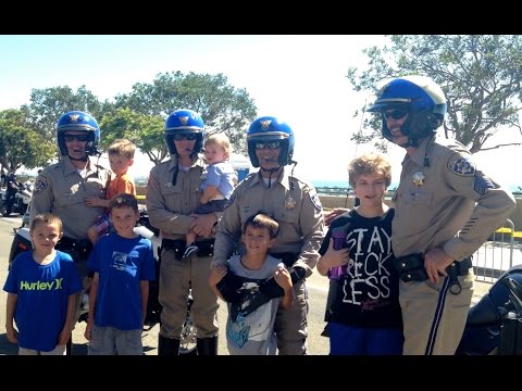 Oceanside CHP motor officers @ Carlsbad Motor Competition 2014