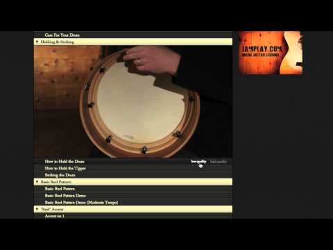 Online Bodhran Lessons