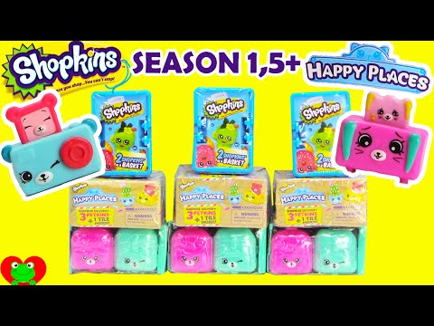 Shopkins Happy Places Season 1 and 5 Video
