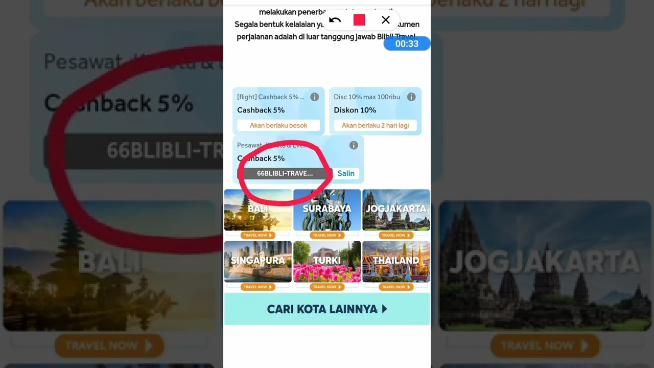 🔴💵 BELI TIKET PESAWAT DI APLIKASI BLIBLI | CASHBACK HINGGA RP 100.000❗