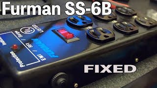 Video thumbnail for FURMAN SS-6B Fixed (EZAS/Power Supply Repair by EZAS music Tools