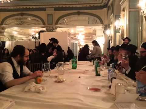 Mendy's Wedding - Singing after bentching