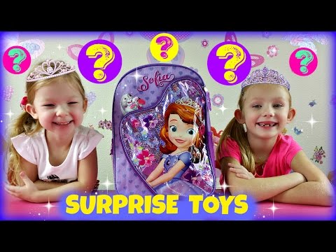 SOFIA THE FIRST SURPRISE BACKPACK Sofia the First Shopkins My Little Pony Frozen Palace Pets