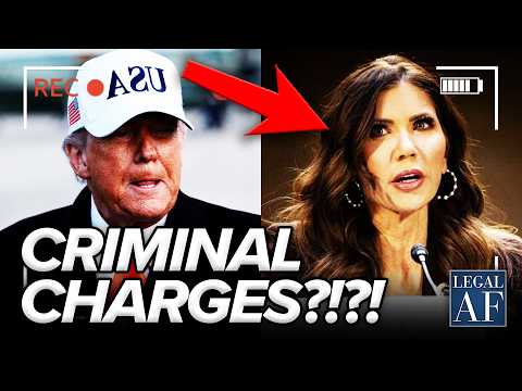 Noem UTTERLY SCREWED as Trump Attorney OPENS the DOOR to PROSECUTION?!?!