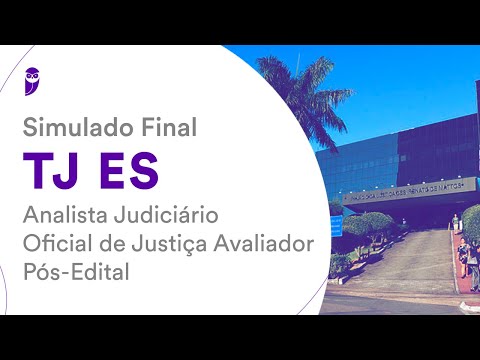 Simulado Final TJ ES – Analista Judiciário - Oficial de Justiça Avaliador – Pós-Edital – Correção