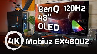 BenQ 48" 4K OLED Review 🤯 Mobiuz EX480UZ 🎯 120Hz
