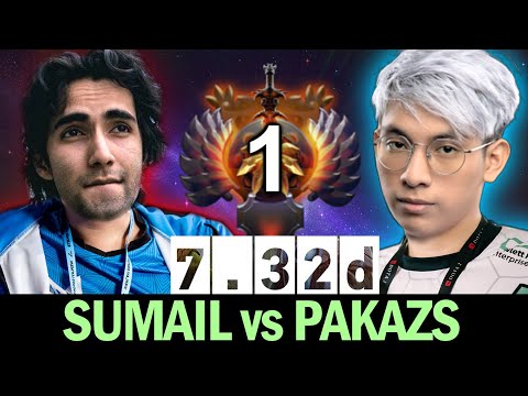 PAKAZS vs SUMAIL - Top 1 Rank Battle 7.32d New Patch