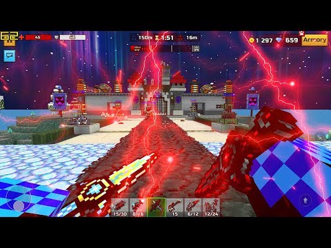 JustSpawn Clan Siege Battle with Red Weapons