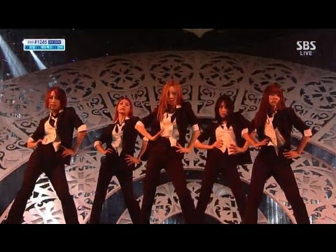 [KARA KARA] - lady is not good @ popular inkigayo 130908
