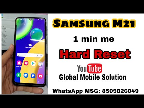 Samsung M21 Hard Reset || Factory Reset || #2022 #samsung #hardreset