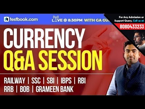 Indian Currency - Q&A Live Session | Indian Rupees GK Notes | Important For SSC | Banking | RRB Video