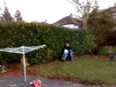 Ryan Cachia vs Pit bike in Bens back yard. Pentwyn 2009
