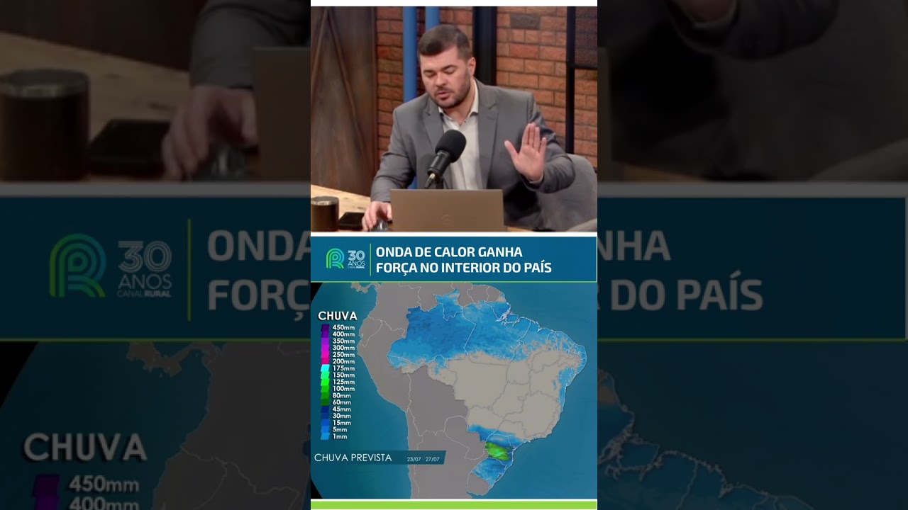 Onda de calor ganha força no interior do país | Previsão do tempo
