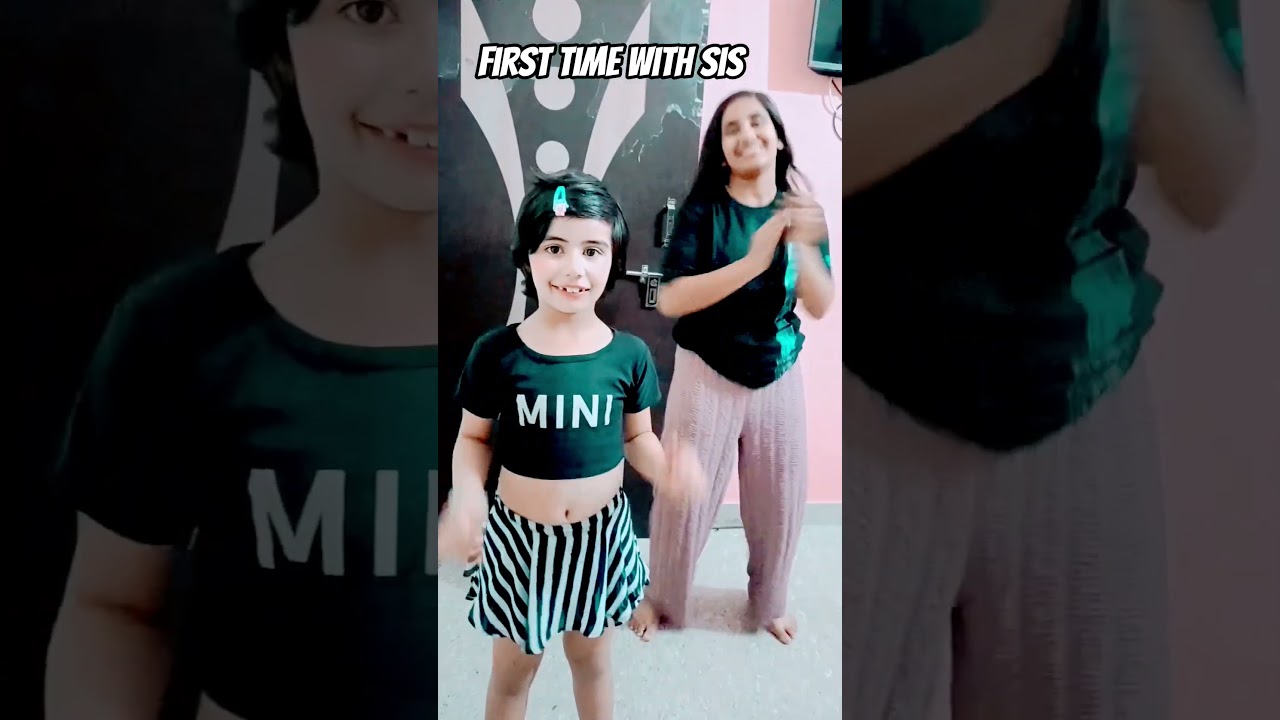my first dance with my sis #tinydancer_2  #dance