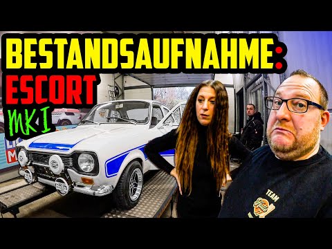 Die ERSTEN Handgriffe! - Ford Escort MK1 - Marco & Julian schrauben!