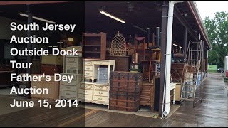 preview picture of video 'June 15, 2014 - Father's Day Outside Dock Furniture Tour - South Jersey Auction'