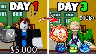 How Rich Can I Get From Trading in 3 Days (Blox Fruits)