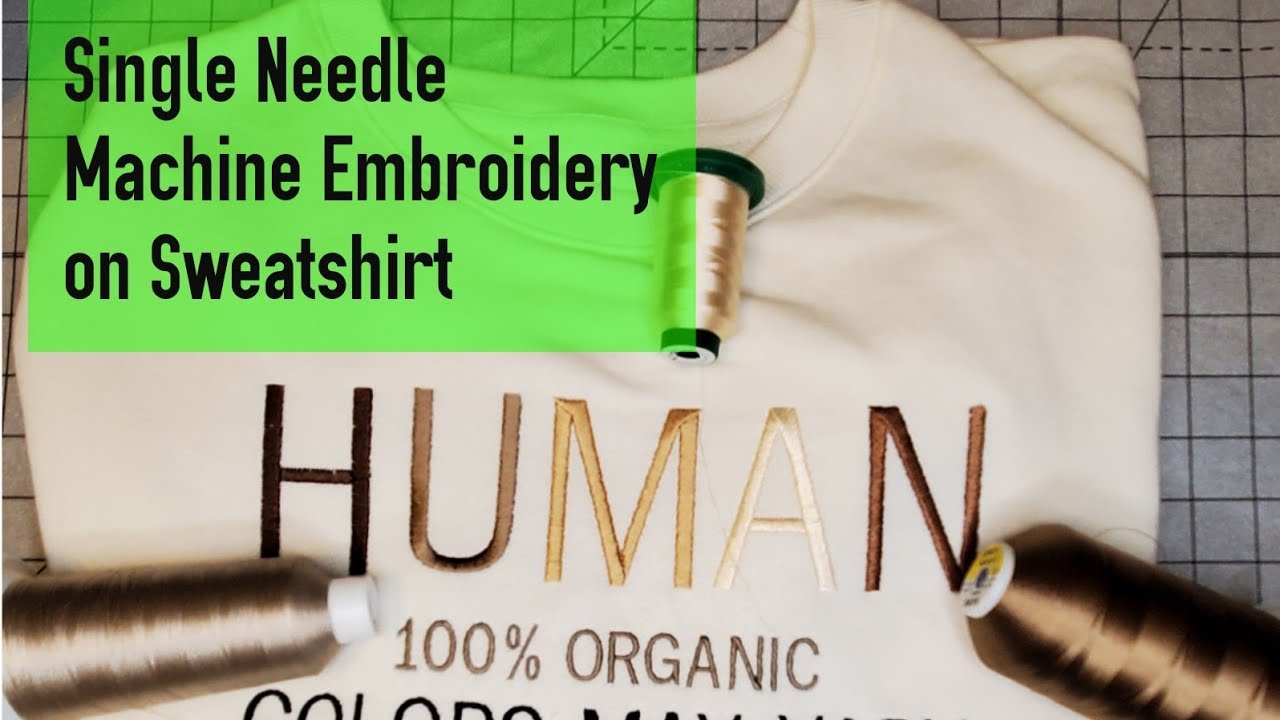 How To Embroider A Sweatshirt? Sewing Logs