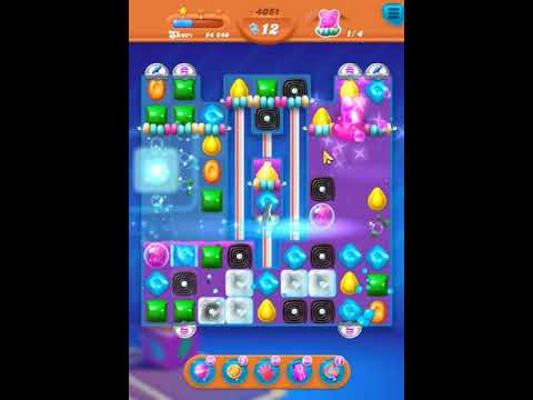 Candy Crush Soda Saga level 4051 Get 2 Stars, 24 Moves Complete