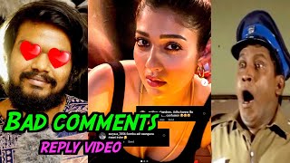 Nayanthara Insta pic | Bad comments | Reply Video  | Arunodhayan