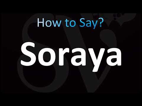 How to Pronounce Soraya (CORRECTLY!)