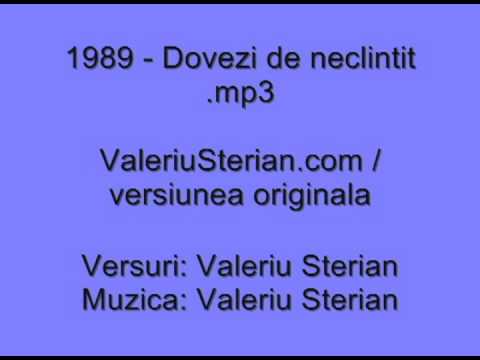 Valeriu Sterian - 1989 - Dovezi de neclintit (originala)