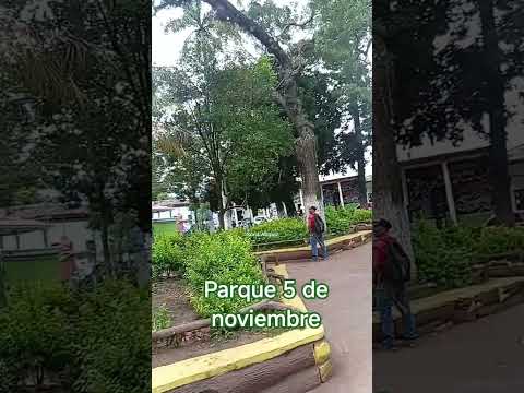 parque 5 de noviembre en atiquizaya Ahuachapán El Salvador #turismo
