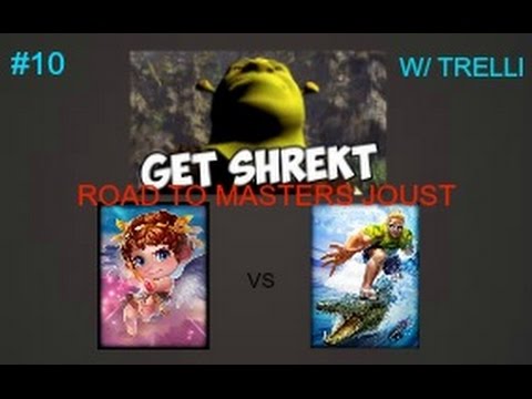 Smite: WRECKING SHIT TALKER! Road to Masters Joust! Cupid vs He Bo