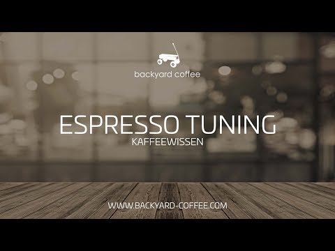 Espresso Tuning | Espresso in vier Schritten richtig zubereiten