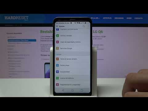 Cómo verificar IMEI y número de serie en LG Q6