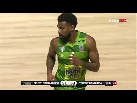 BSL 21. Hafta Karşılaşması Frutti Extra Bursaspor-TEKSÜT Bandırma BK