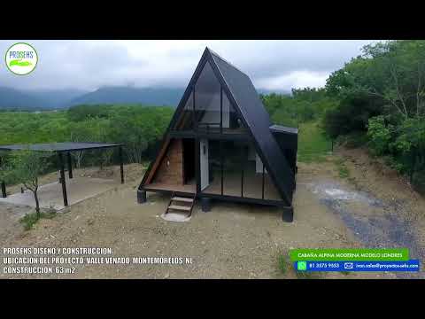 CABAÑA ALPINA MODERNA MODELO LONDRES