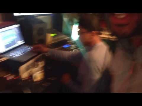 Kenny black the music machine in the studio