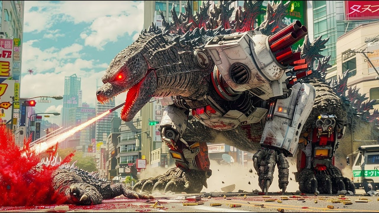 MECHAGODZILLA evolved and GAINS the POWER of ABSOLUTE ZERO but ATTRACTED the KING of the KAIJUS