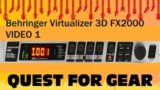 Behringer Virtualizer 3D FX2000 - What To Know & Where To Buy